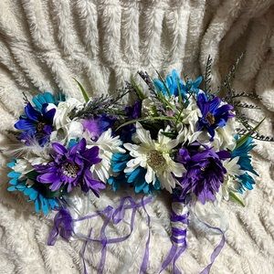 2 beautiful wedding bouquets